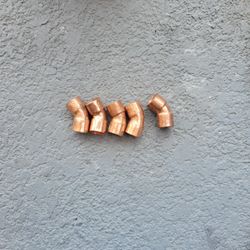 15 Count 1/2" 45 Copper Bend