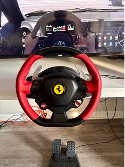 ThrustMaster Ferrari 458 Spider Wheel with Pedals and Mount