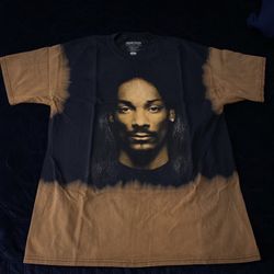 Snoop Dogg Men's Black Short Sleeve Graphic Cotton T-Shirt 
