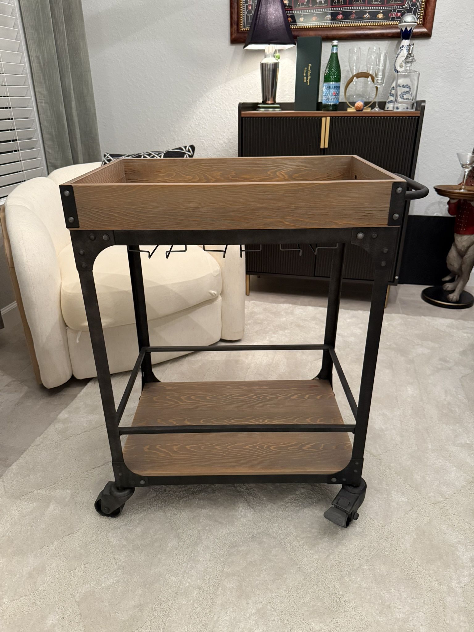 Bar Cart And Wine Rack