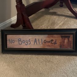 No Boys Allowed!
