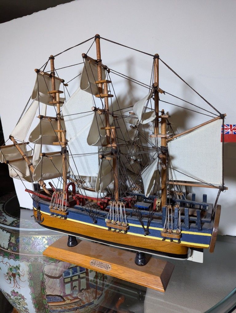 HMS Endeavour Sailboat