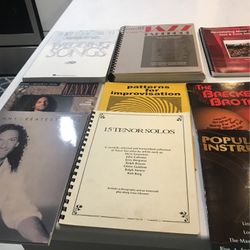 Music Books Wedding Songs, Jazz Facebook, Funk, Blues, Kenny G, Patterns For Improvisation, Tenor Solos, Electric Jazz-fusion Play Along, 