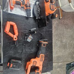 Black and Decker Power Tool Set 