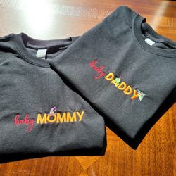 Couple Baby Mommy And Baby Daddy Shirts