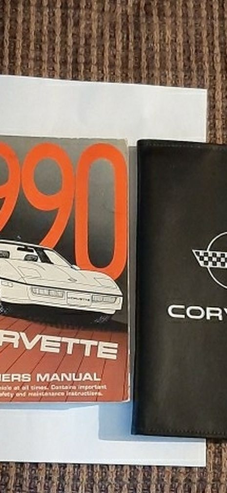 1990 Covette Owners Manual