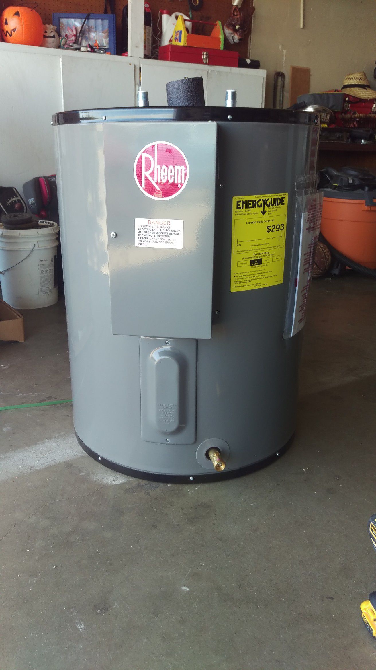 Rheem electric water heater