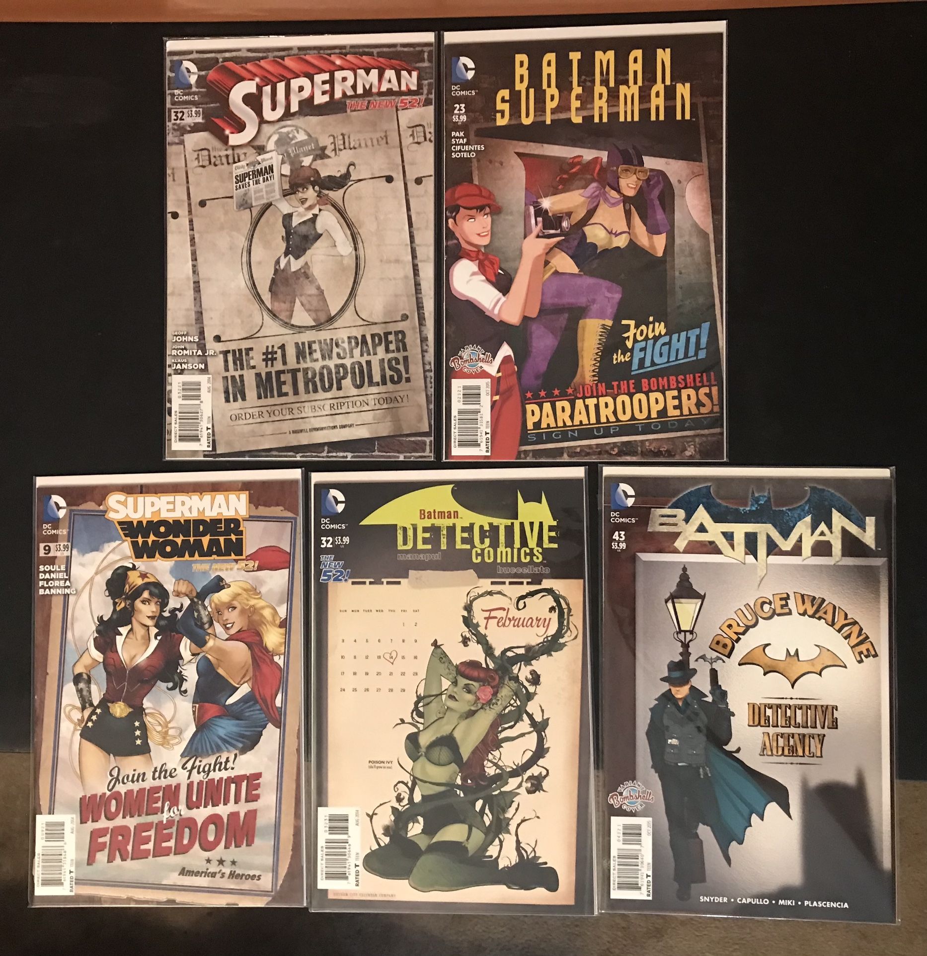 DC Bombshells Variant Cover Comics