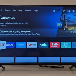 TCL 43 Inch Smart 4K TV With Remote