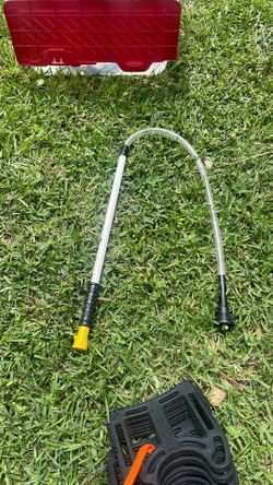 Black tank pressure washer hose