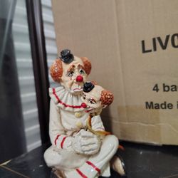 Murano Glass Clowns And Porcelain 