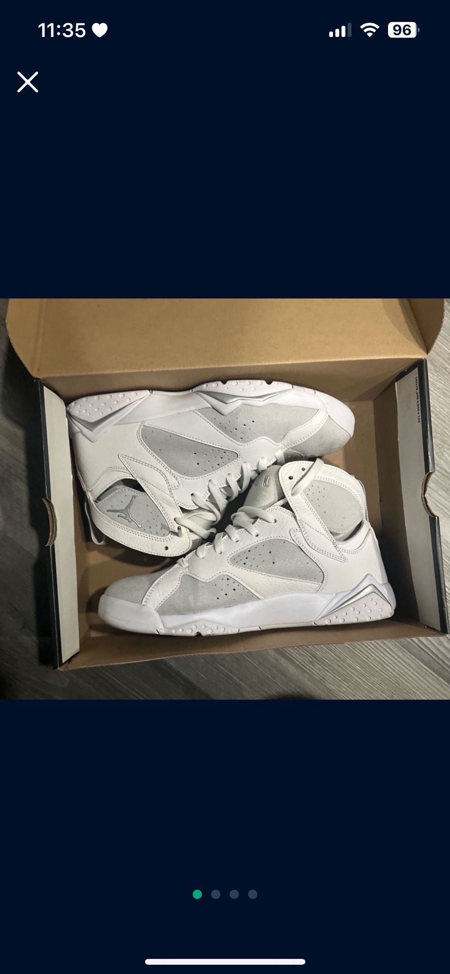 Jordan 7 White Platinum