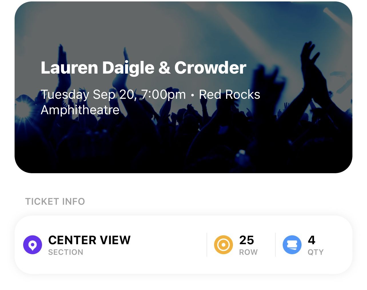 Lauren Daigle/Crowder Tickets
