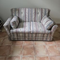 Vintage Southwest Sofa Sleeper Single Bed