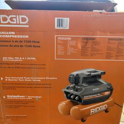 ridgid 4.5 gallon air compressor