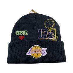 Mitchell & Ness Los Angeles Lakers Hyperlocal NBA Hardwood Classics Knit Beanie
