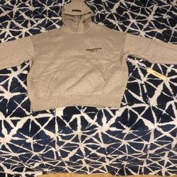 Essentials Fear Of God Grey Hoodie