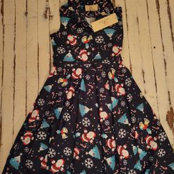 New Christmas Dress Girls Size 9/10 