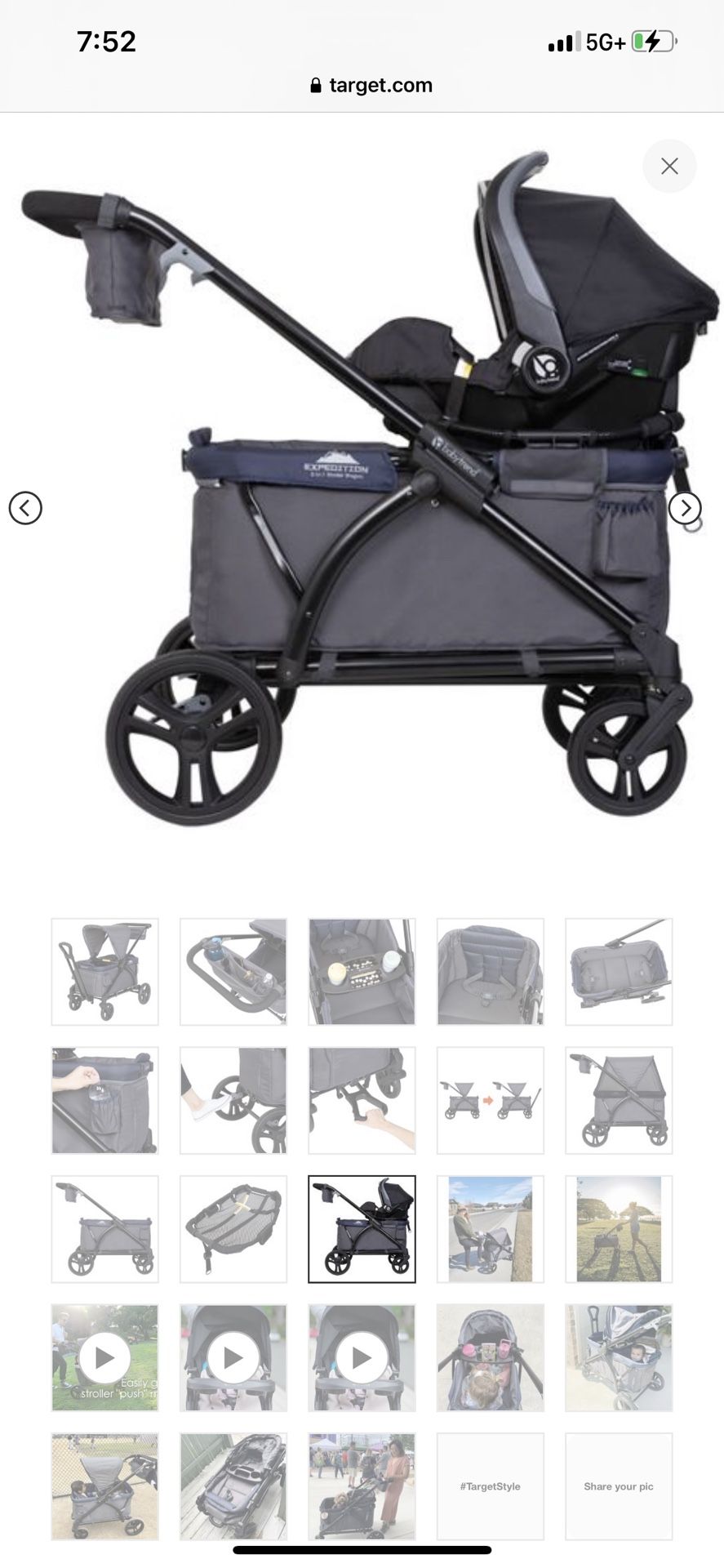 Baby Trend Expedition 2-in-1 Stroller Wagon