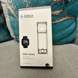 Genuine OEM Original Fitbit Versa Band - Classic Band - White - Size L/ LARGE