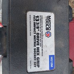 Matco 3/8 drive hex impact sockets