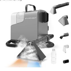 Portable Carpet Cleaner Machine with Steam and Heating Techology,15Kpa Powerful Suction with Versatile Tools for Pets, Couch, Car,Self-Cleaning, Compa