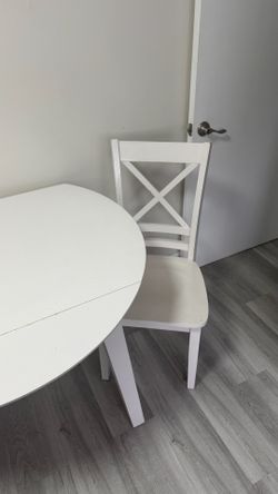 Dining table and 2 chairs
