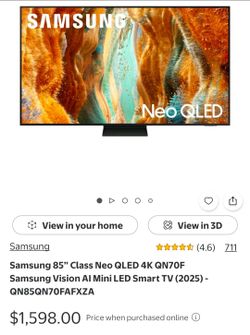 85 inch Qn70F