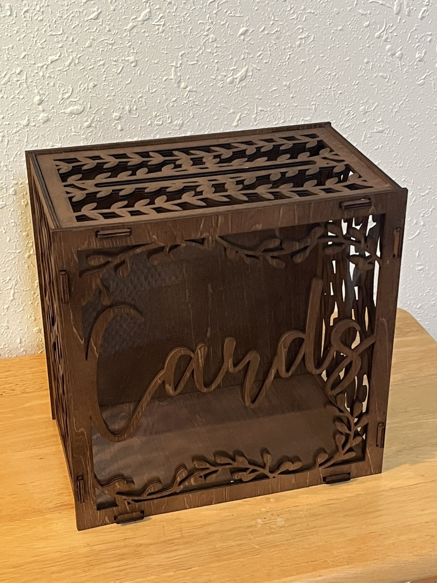 Wood Card Box