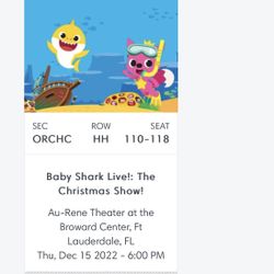 5 Tickets To Baby Shark Christmas Special In Broward