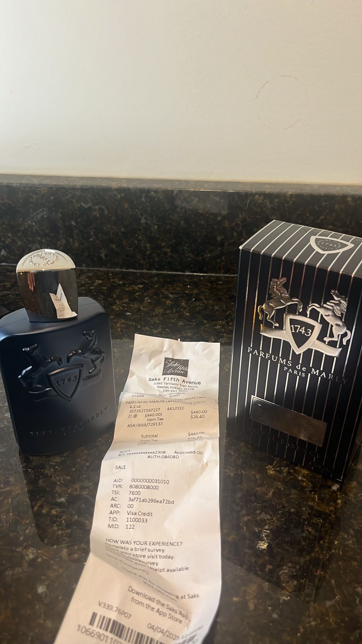 Parfum de Marley Layton 4.2 Oz 125mL 