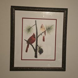 17 X 19" Gorgeous Bird Painting By Eva Long