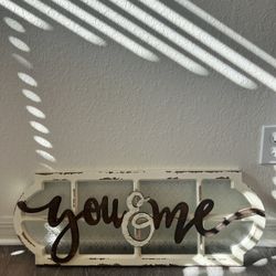 You & Me (hanging wall decor)