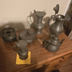 Vintage Royal Holland Pewter Set - Sleepy Hollow Restorations (6 Piece)