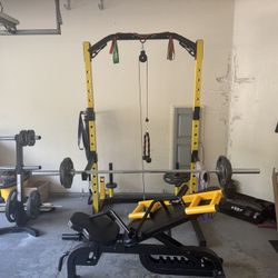 Weights And Squat Rack