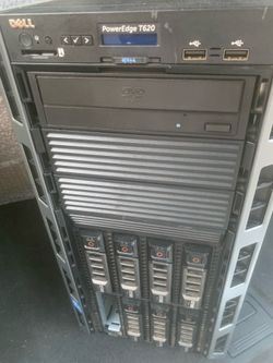 Dell power edge T620 12th generation server, including  seven - 1T-  7.2 K  hard drives