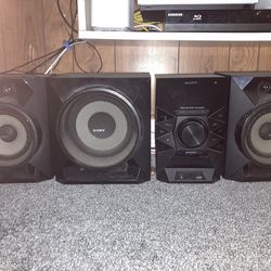 Sony Speakers And Subwoofer 