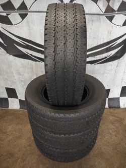 LT 265/70r17 Firestone Transforce AT Load "E" Tires