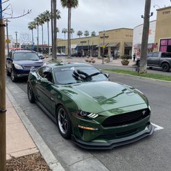 OEM Eruption Green Mustang Hood