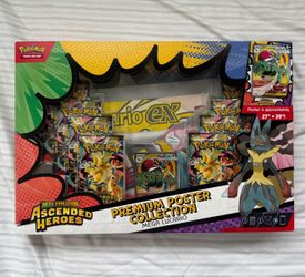 Pokemon Ascended Heroes Lucario Poster Collection