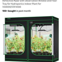 VIVOSUN S848 4x8 Grow Tent, 96"x48"x80"