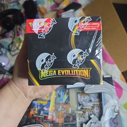 2024 MEGA EVOLUTION  ENHANCED BOOSTER BOX ( SEALED ) NO TEARS PERFECT BOX. 36 Packs 