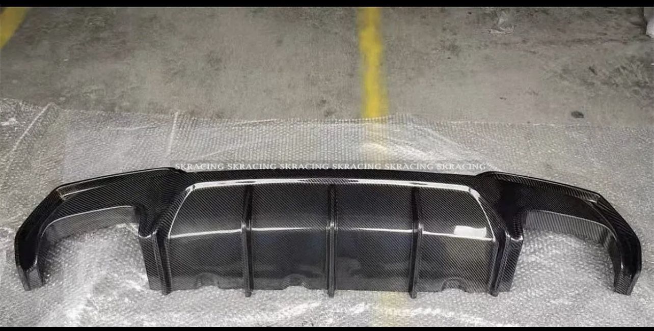 Carbon Fiber Rear Bumper Diffuser Lip For BMW 4 Series G22 G23 M-SPORT 2021+