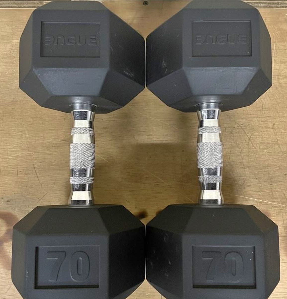 70.lbs X 2 Dumbbell Set