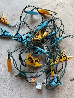 Set of 2 Star Trek TOS Christmas Lights - Spock & Kirk
