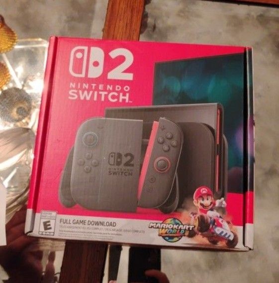Nintendo Switch 2 Mario Kart World Bundle New In Box Sealed Unopened $440 FIRM