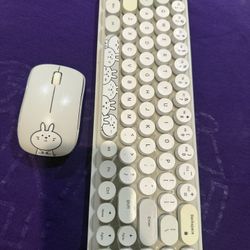 Wireless Keyboard With Mouse 