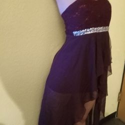 Gorgeous Burgandy Dress Size 4 Slim/Tall Build