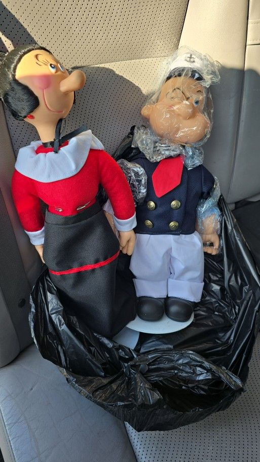 Vintage Popeye And Olive Figueres