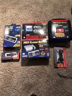 Nes and snes classic bundle